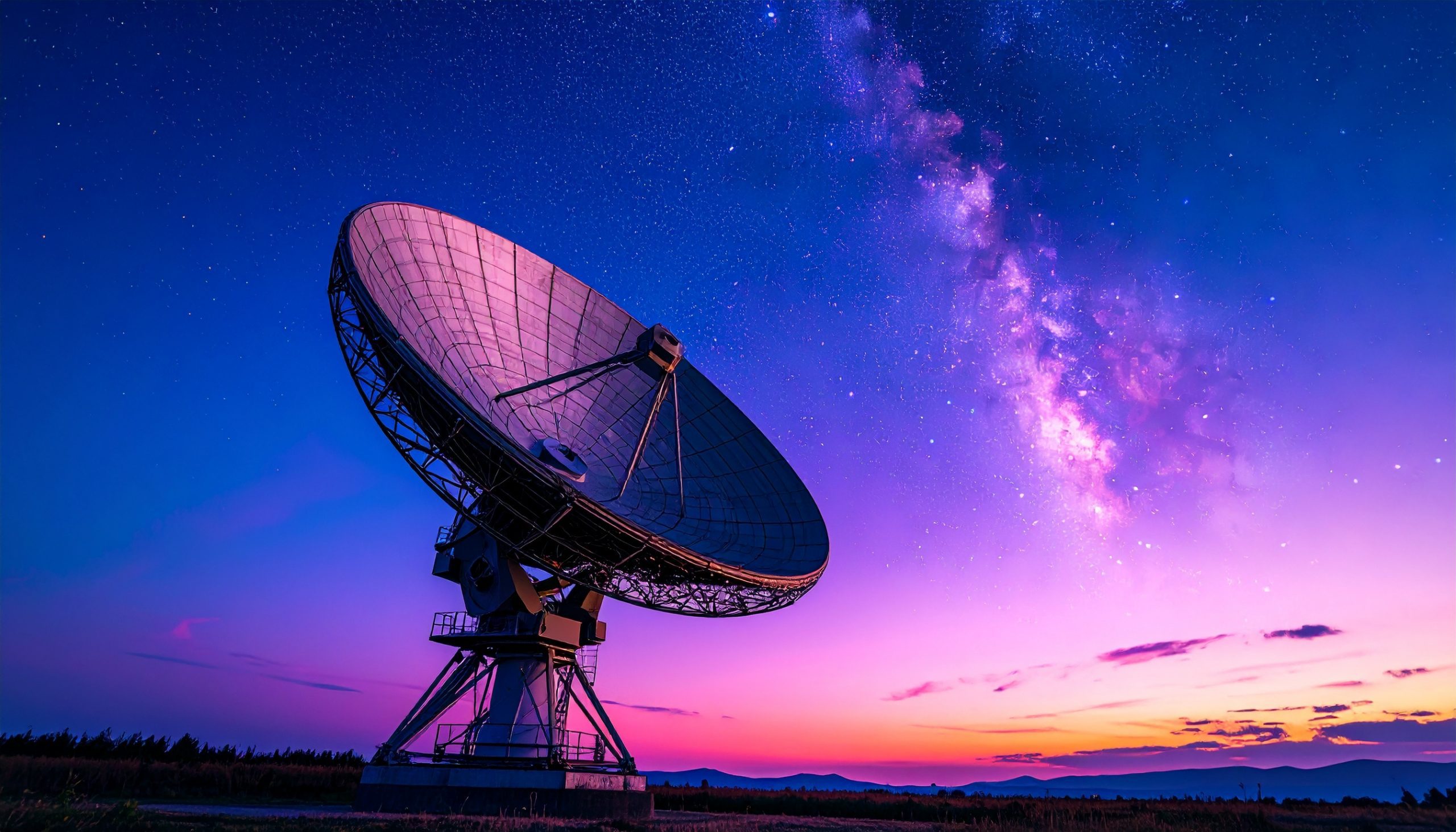 Satellite dish and network infrastructure